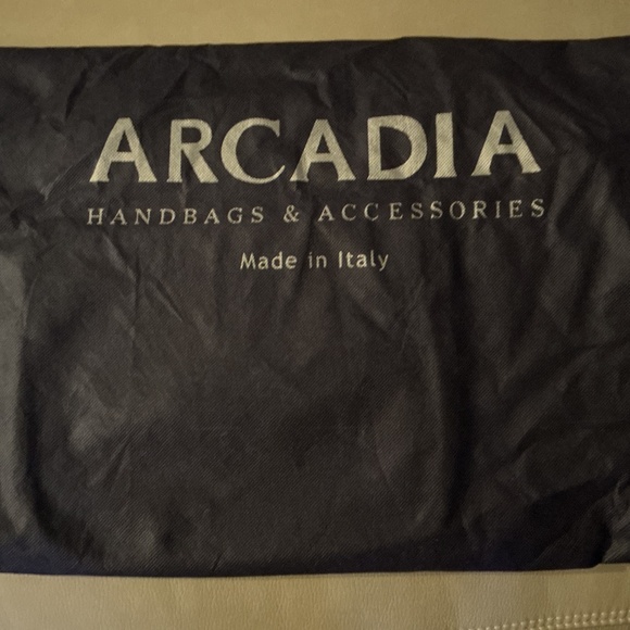 Attractive Irridescent Blue Leather Arcadia Shoulder Bag with Crossbody strap - Picture 8 of 8